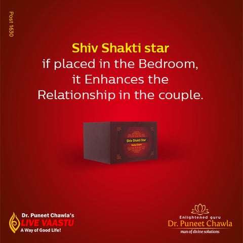 Shiv Shakti Star for Positive Energy, Vastu Dosh Nivaran,