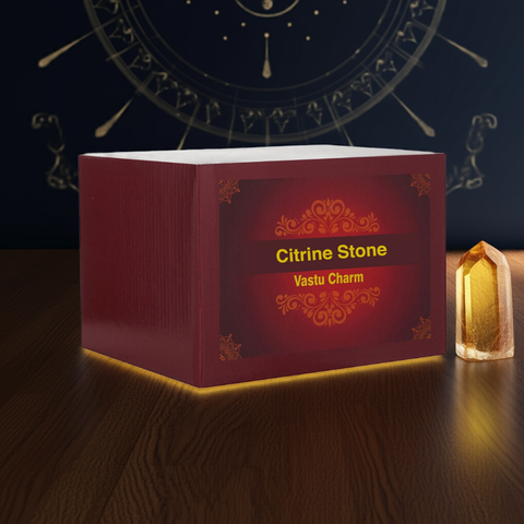 Citrine Stone Vastu Correction Crystal - Remove All Vastu Dosh