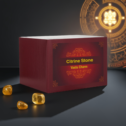 Citrine Stone Vastu Correction Crystal - Remove All Vastu Dosh
