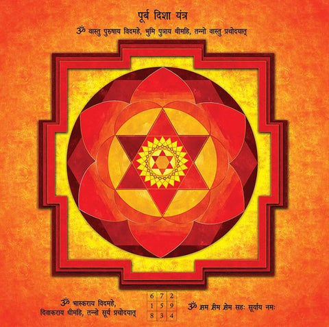 East Direction Vastu Yantra for Toilet, Bathroom & Kitchen Dosh Nivaran