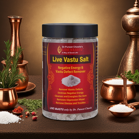 Live Vaastu Sea Salt Remove Negative Energy From Home Bedroom Kitchen Toilet Pack Of 4