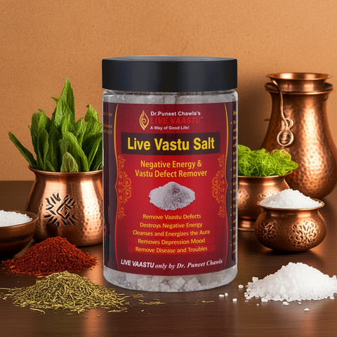 Live Vaastu Sea Salt Remove Negative Energy From Home Bedroom Kitchen Toilet Pack Of 4