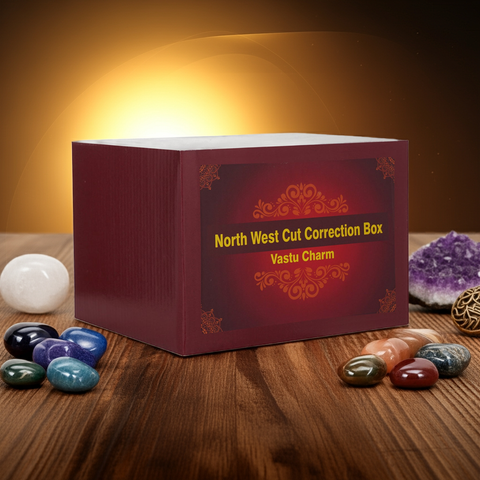 North West Cut Correction Box Crystal & Stone Remedy for Home & Office