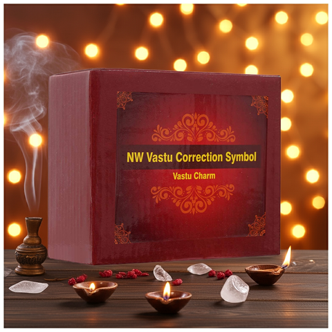 North West Vastu Correction Symbol (Round) For Bedroom Kitchen Toilet Etc..