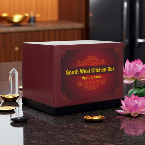 South West Kitchen Vastu Correction Box | Crystal & Stone