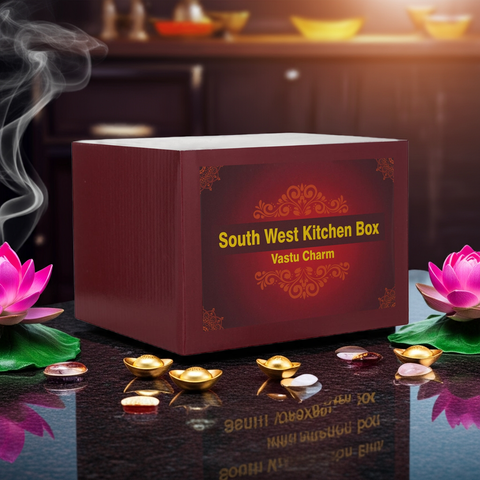 South West Kitchen Vastu Correction Box | Crystal & Stone