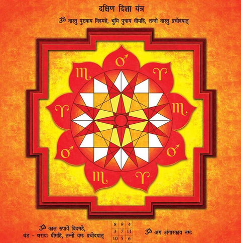 South Direction Vastu Yantra for Toilet, Kitchen & Staircase