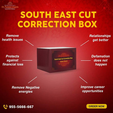 South East Cut Correction Box - LiveVaastu