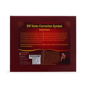 South West Vaastu Correction Symbol | Energy Balancing Crystal & Stone