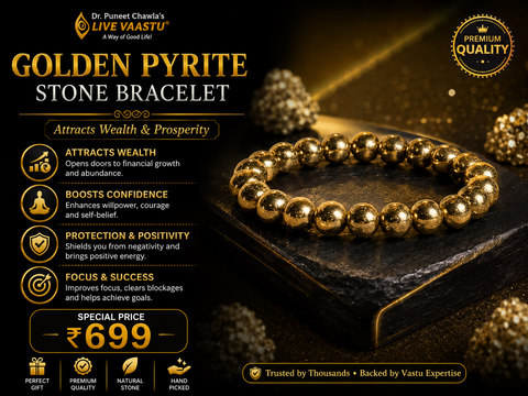 Golden Pyrite Stone Bracelet