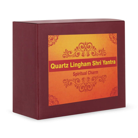 Quartz Lingham Shri Yantra