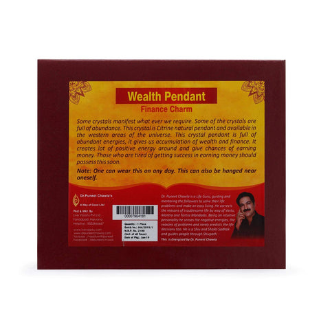 Wealth pendent