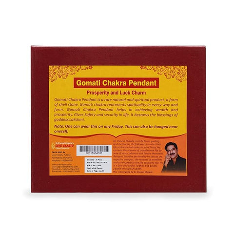 Gomati Chakra Pendant