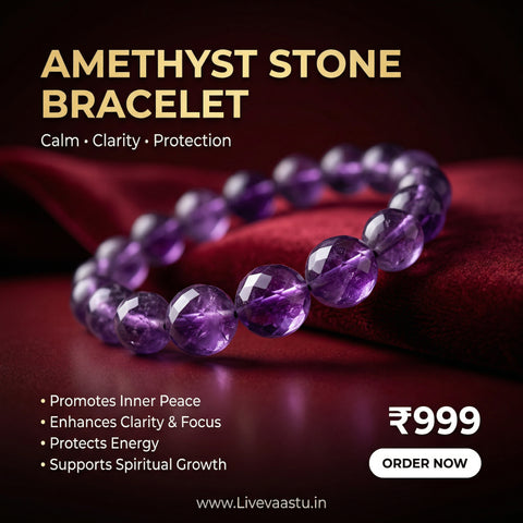 Amythest Stone Bracelet