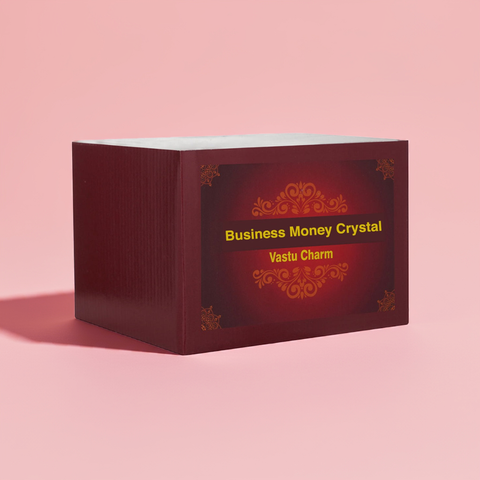 Business Money Crystal Box for Wealth & Financial Growth