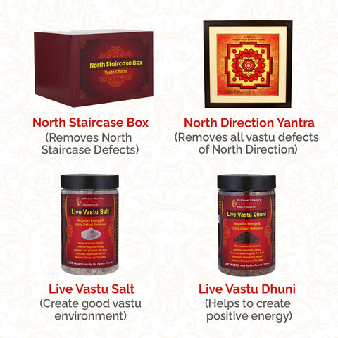 North Staircase Vastu Dosh Remedy