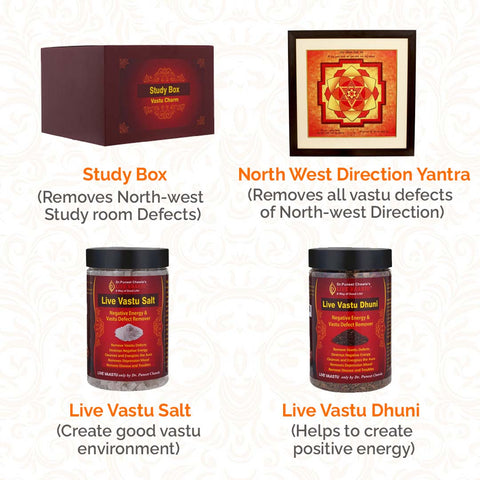 North West Study Room Vastu Remedy