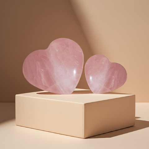 Pair of Rose Quartz Dil