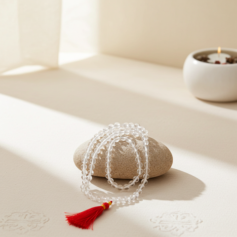 Pure Quartz Mala