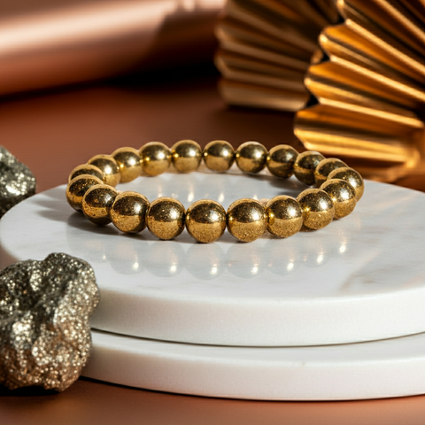 Golden Prite Stone Bracelet