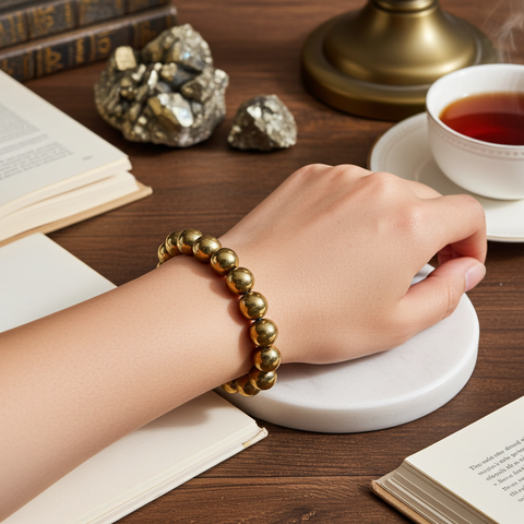 Golden Prite Stone Bracelet