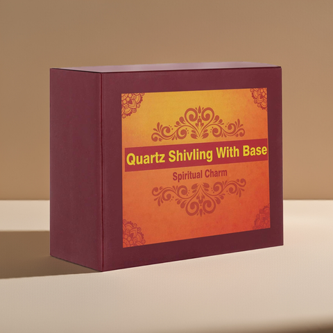Quartz ShivLing with Base