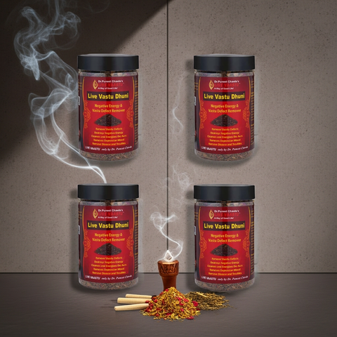 Live Vaastu Dhuni | Pack of 4 Remove Negativity