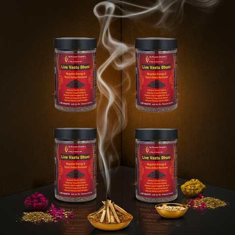 Live Vaastu Dhuni | Pack of 4 Remove Negativity