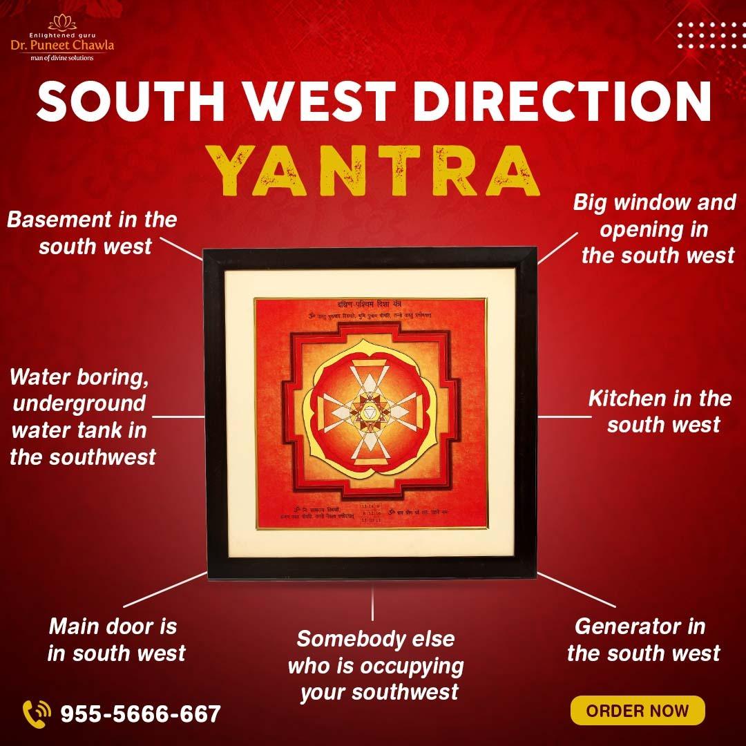 South West Direction Yantra - LiveVaastu