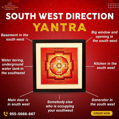 South West Direction Yantra - LiveVaastu