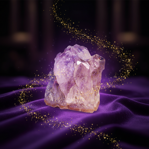 Amethyst Twins Stone
