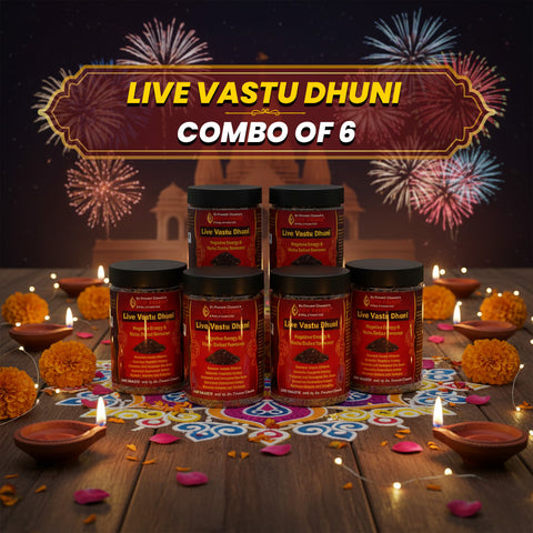 Live Vastu Dhuni 6 Pack – Energy Cleansing
