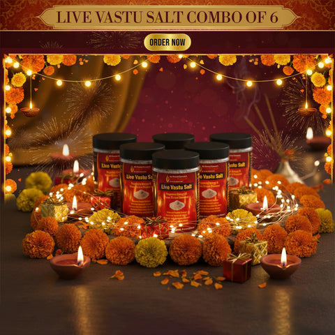 Diwali Special: Live Vaastu Sea Salt Pack of 6