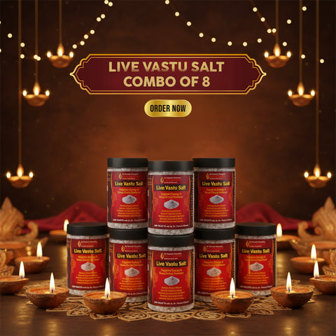 Diwali Special: Live Vaastu Sea Salt Pack of 8