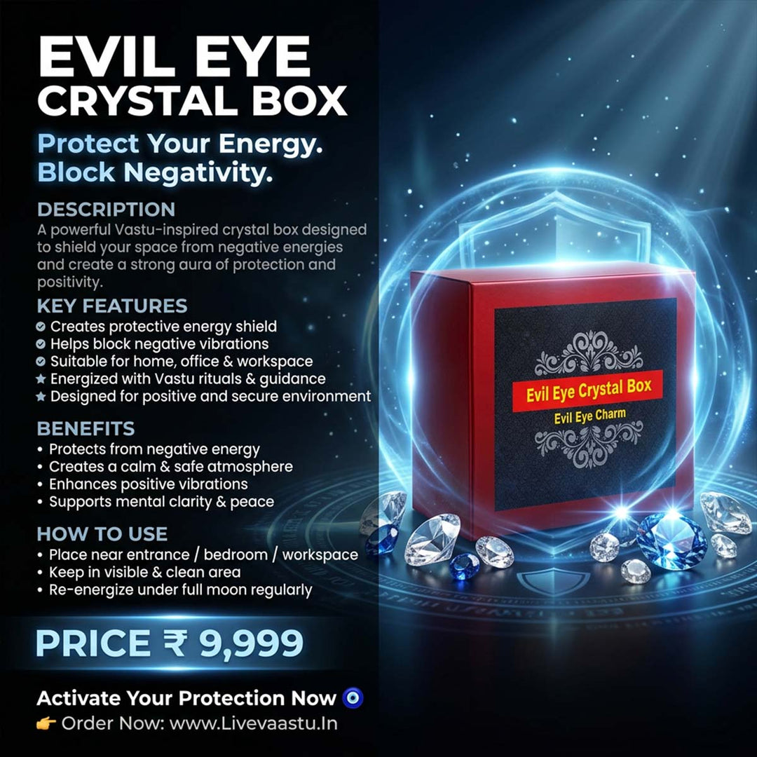 Evil Eye Crystal Box | Remove All Type Of Bad Evil Eye | Live Vaastu ...