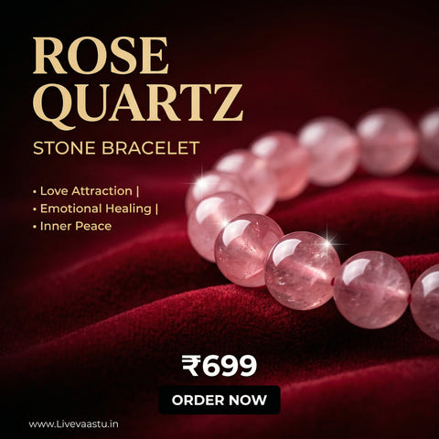 Rose Quartz Stone Bracelet