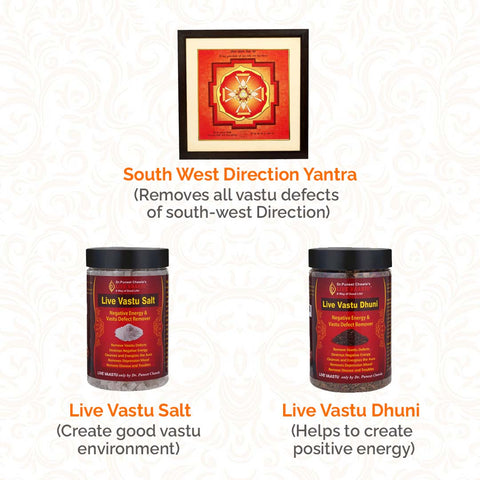 south west stairs vastu remedy